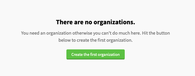 The Postal Create Organization Page The Postal Create Organization Page