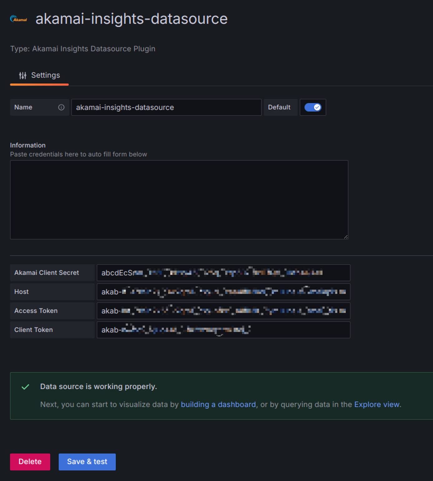Working Akamai DS Working Akamai DS